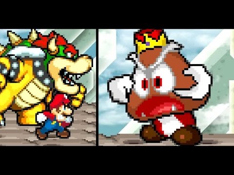 Mario And Bowser Vs Goomboss