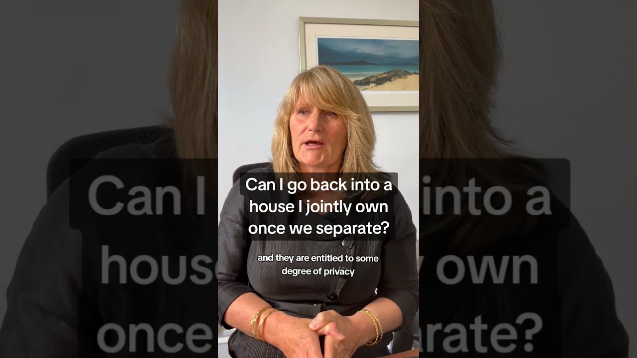 Can I go back into a house I jointly own once we separate?