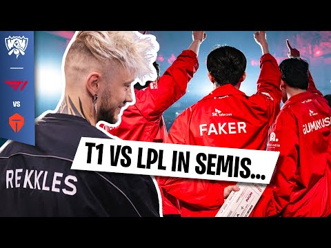 T1 VS TES WORLDS SEMIFINALS