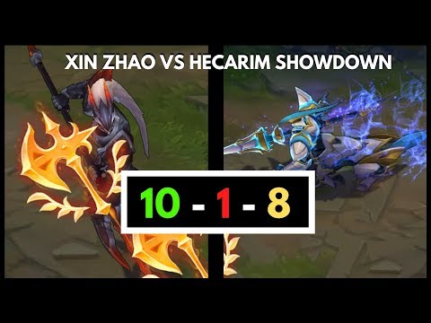 CONQUEROR XIN ZHAO VS BUFFED HECARIM Jungle Showdown - League of Legends S9 Ranked