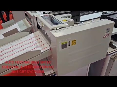 Digital Paper Creasing & Perforating Machine SYCP335B