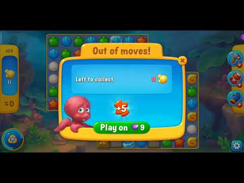 Fishdom game | Fish game for android level 104 Android IOS Gameplay Walkthrough By Playrix