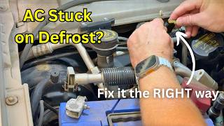 Ford E-Series AC Stuck on Defrost - Here's the REAL fix (and why it works!)