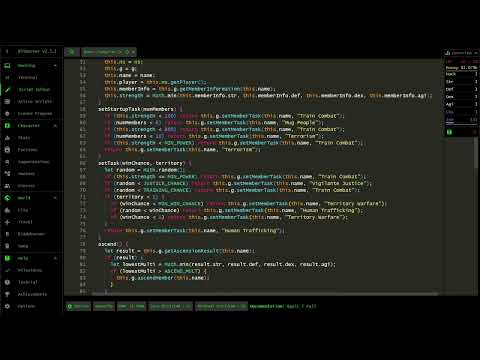 Bitburner Gang Management Script