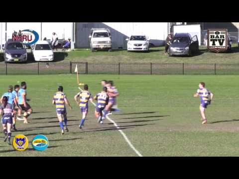 2015 NHRU Round 11 Premier 2 Highlights - Hamilton v Southern Beaches