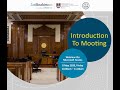 ZICO Law Webinar: Introduction to Mooting ZICO Law Webinar: Introduction to Mooting
