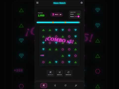 Neon Match: Puzzle de Gemas video thumbnail