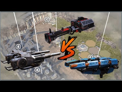 Tempest Calamity Trident which is best for medium range 400-500-600m war robots