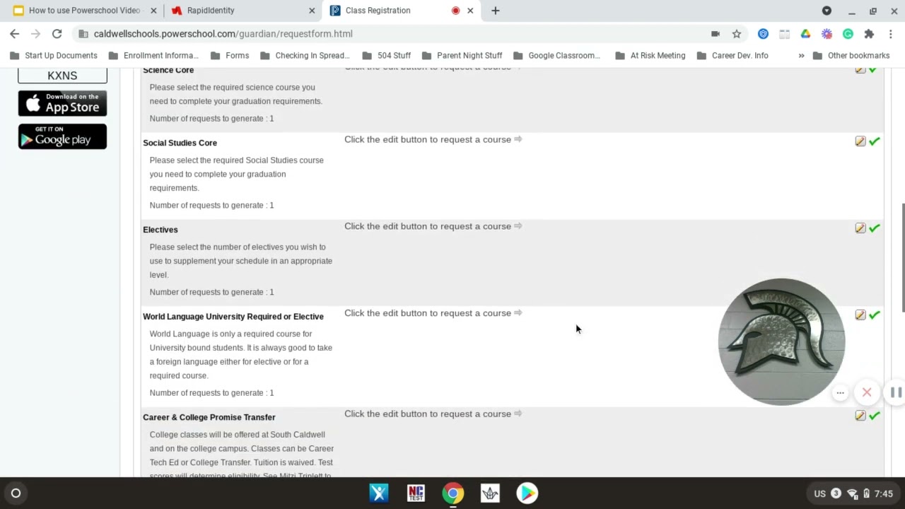 PowerSchool Registration Tutorial