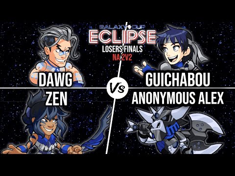 Dawg & Zen vs. Guichabou & Anonymous Alex | Loser's Finals | Galaxy Cup: Eclipse NA 2v2s