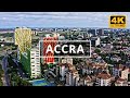 Accra, Ghana 🇬🇭 | 4K Drone Footage