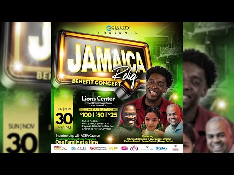 Jamaica Relief Benefit Concert - Cayman Islands ft - Johnmark Wiggan
