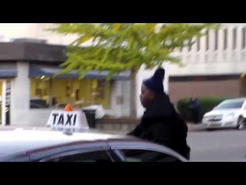 traveling behind the taxi fight