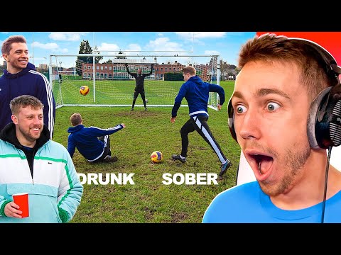 Miniminter Reacts To 100 Shots Drunk vs 100 Shots Sober