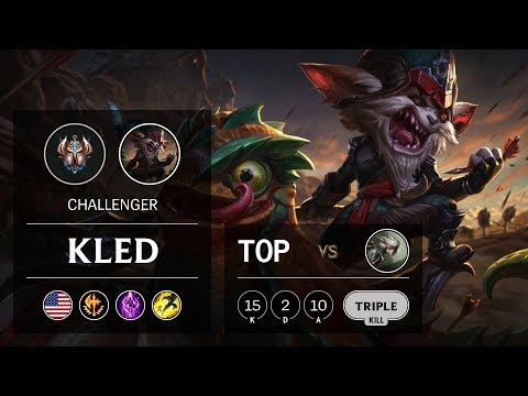 Kled Top vs Camille - NA Challenger Patch 9.23