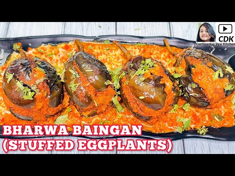 BHARWA BAIGAN RECIPE | How To Make Stuffed Brinjal Gravy | Stuffed Baingan Masala | Eggplant Recipe