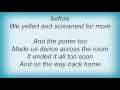 Barry Manilow - Reminiscing Lyrics