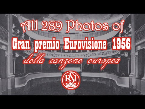 All 289 Photos of the 1956 Eurovision Song Contest (that we have so far)