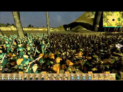 LORD OF THE RINGS TW V3.02: HUGE ARMIES CAMPAIGN: Part 17: Silvan Elves VS Mordor!
