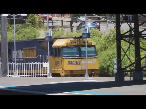 Diesel Locomotive: NR51 Passing Through Arncliffe Railway Station