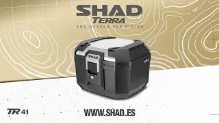 SHAD Vrchný kufor na motorku Terra TR41 D0TR41200 Hliník