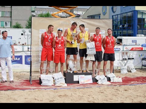Plaża Open 2013 - Kęty - finał turnieju mężczyzn: Janiak/Popek - Brzeziński/Jajus