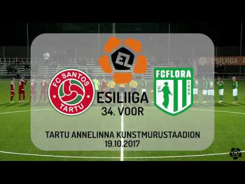 34. voor 2017: Tartu FC Santos - Tallinna FC Flora U21 2:3 (2:1)