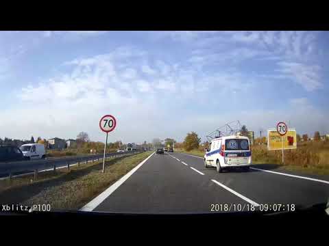 Zajechanie drogi DK86 Sarnów