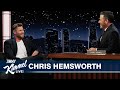 Chris Hemsworth on Sexiest Man Alive Chris Evans, Avengers Text Chain & Doing Terrifying Stunts