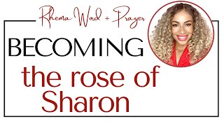BECOME the Rose of Sharon before you are his Lily of the Valley - Rhema Word &amp; Prayer