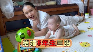 Rural mother get married 8 years, give birth to 3 fetuses, be praised by the husband: true fierce! video