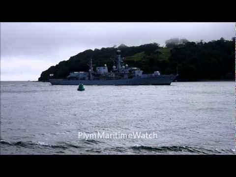 HMS Argyll Entering Devonport