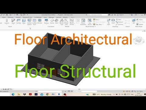 #13 How to make Floor Architecture & Floor Structural [Revit Architecture Tutorial -13]