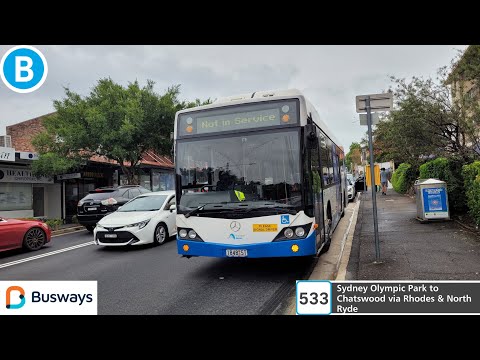 Busways North West Ryde 1857 ST Mercedes Benz O500LE CNG Custom Coaches CB60 EVOII Bus ride.