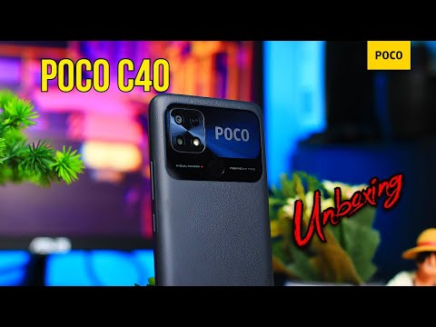 POCO C40 : UNBOXING PREVIEW