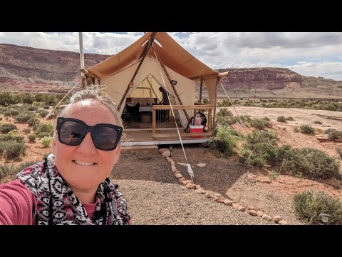 My tent at Under Canvas in Moab, Utah. #38 My first time, and I was excited!  #tent #moab