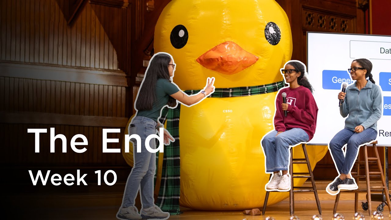 CS50x 2025 - Lecture 10 - The End