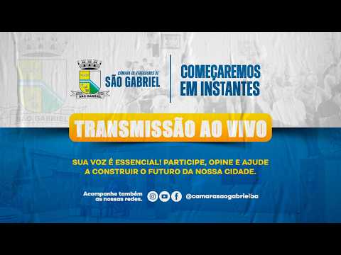 Sessão Extraordinária - Câmara Municipal de São Gabriel - 10-09-26