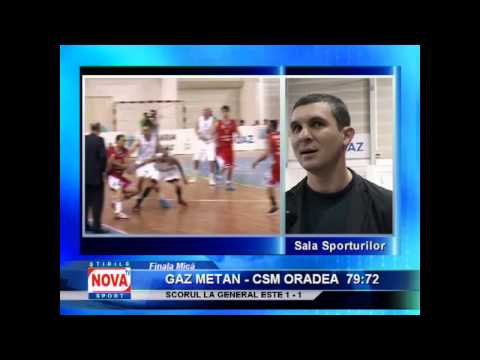 Cristian Achim dupa Gaz Metan vs CSM Oradea - NovaTv Mediaş
