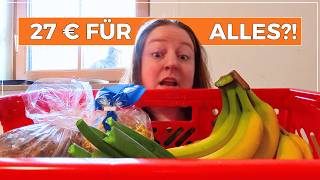 27€ Wocheneinkauf für 5 Personen 😳 Reicht das wirklich 7 Tage?! l Low Budget Food Haul | Big Mary