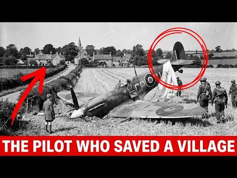 The Crash Of Spitfire BL332 Near Coldred, The Village A Pilot Saved With His Life