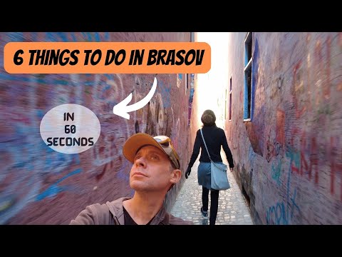 6 Things to do in Brasov Romania, in 60 seconds!