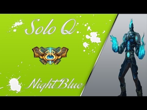NightBlue Smurf Challenger ~ Jungle Preseason [S4] : Brand vs Kha'zix