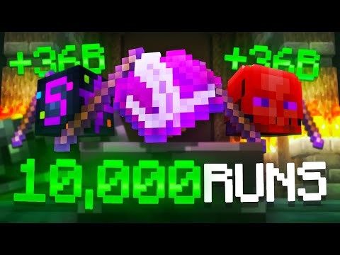 Loot From 10,000 Dungeon Runs | Hypixel Skyblock
