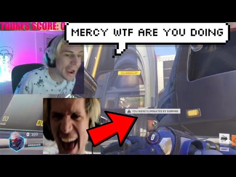 Old rage xQc is finally back on Overwatch...