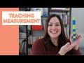How to Teach Measurement in First and Second Grade // nonstandard and standard measurement