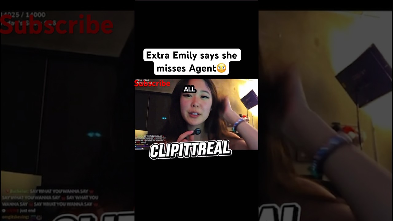 Extra Emily says she misses Agent😳…#agent00 #extraemily #twitch #subscribe