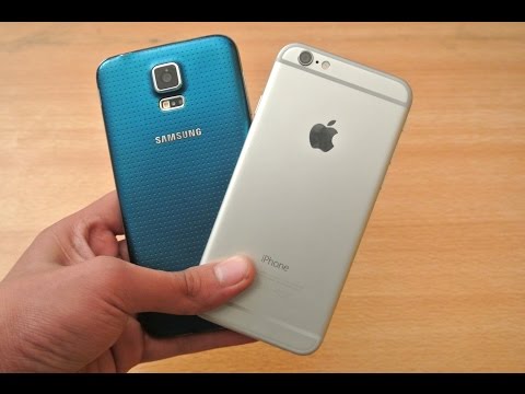 Samsung Galaxy S5 Android 5.0 Lollipop vs iPhone 6 iOS 8 - Review HD