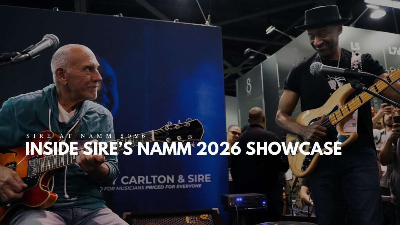 Sire at NAMM 2026 | Marcus Miller, Larry Carlton & New Model Highlights - YouTube