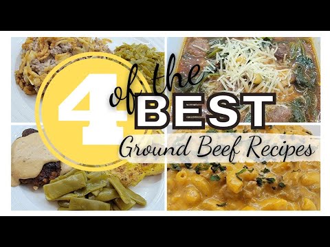 4 Ground Beef Recipes that will CHANGE YOUR LIFE!! | WHAT'S FOR DINNER | Managin' the May's